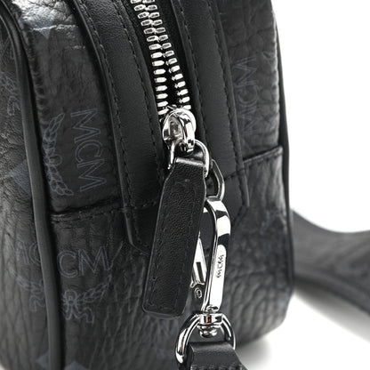 MCM Visetos Camera Crossbody Bag Black 9 of 9