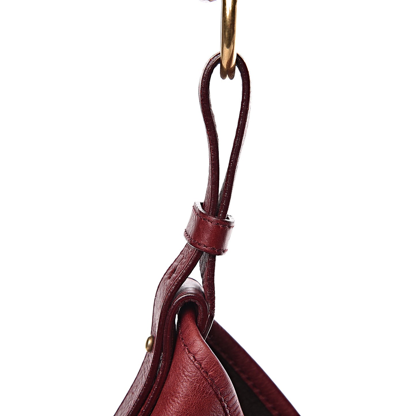Buffalo Medium Mombasa Horn Bag Red