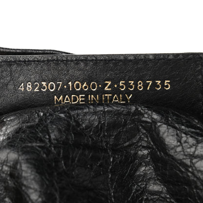 Balenciaga Agneau Logo Printed Carry Tote S Black 7 of 11