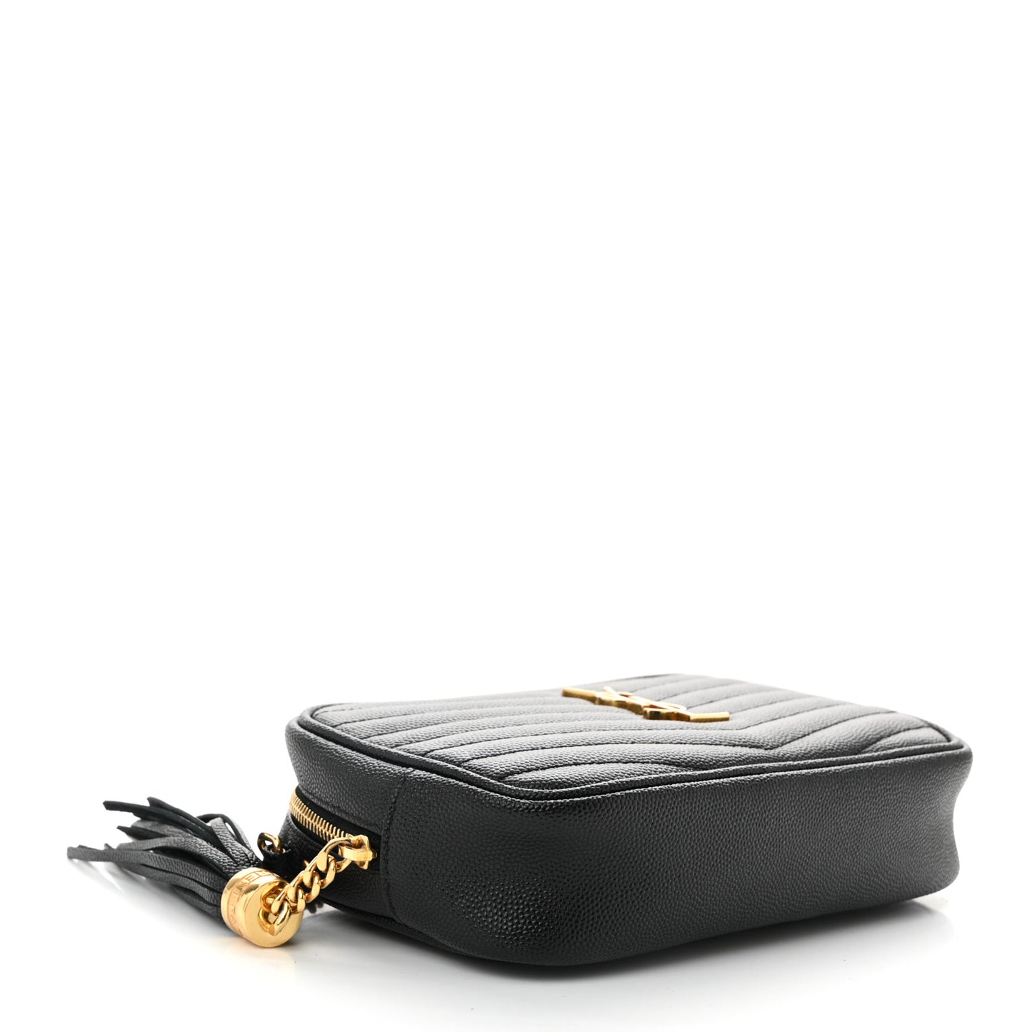 Grain De Poudre Matelasse Monogram Mini Lou Camera Bag Black