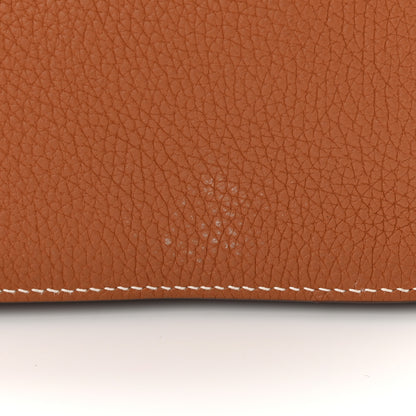 Hermes Taurillon Clemence Jypsiere 31 Gold 11 of 16