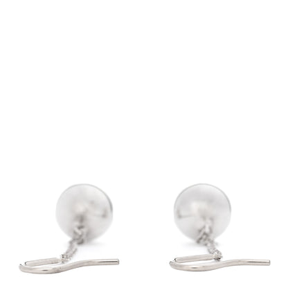 Tiffany Sterling Silver 10mm HardWear Ball Drop Earrings 3 of 4