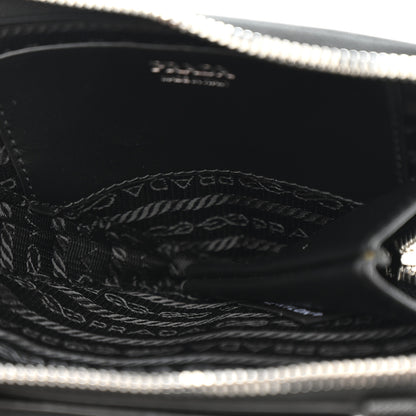 Prada Saffiano Mini Triangle Crossbody Pouch Black 6 of 12