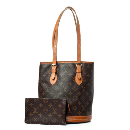 Louis Vuitton Monogram Petit Bucket 23 1 of 15