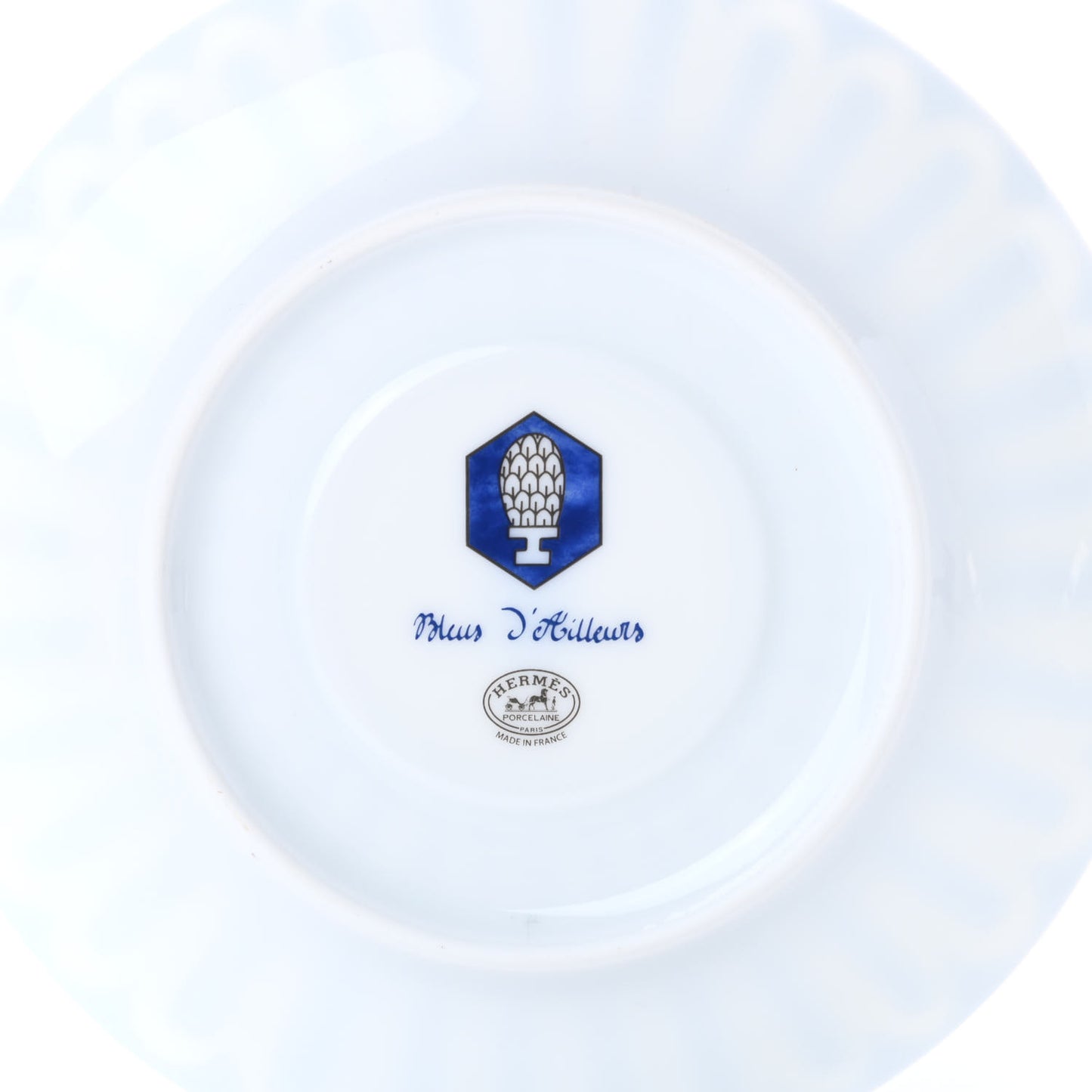 Porcelain Bleus d'Ailleurs Tea Cup And Saucer Set Of 2