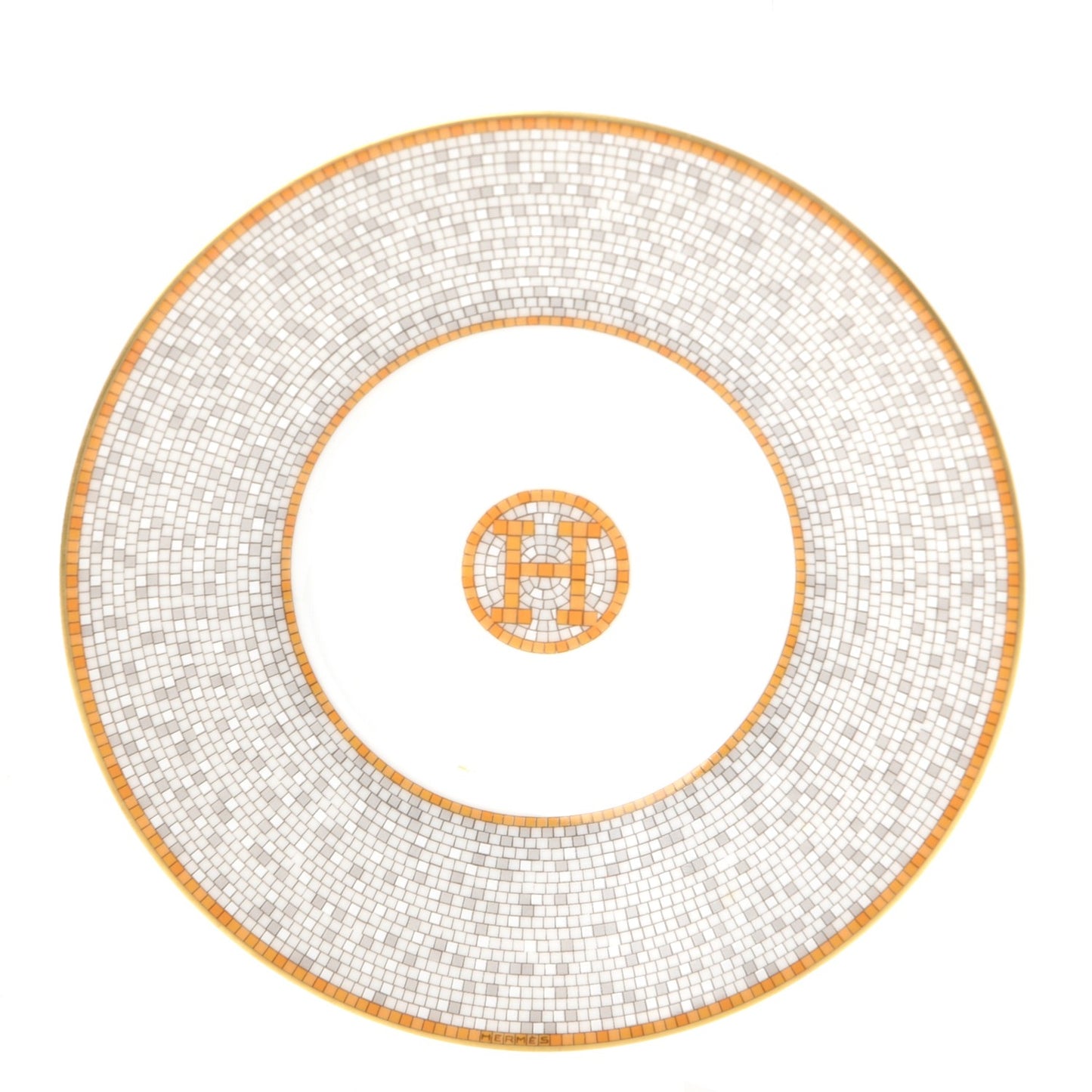 Porcelain Mosaique Au 24 Gold Tea Cup And Saucer Set Of 2