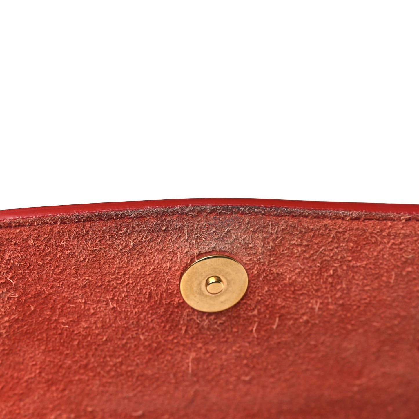 Grained Calfskin Nano Belt Bag Coquelicot