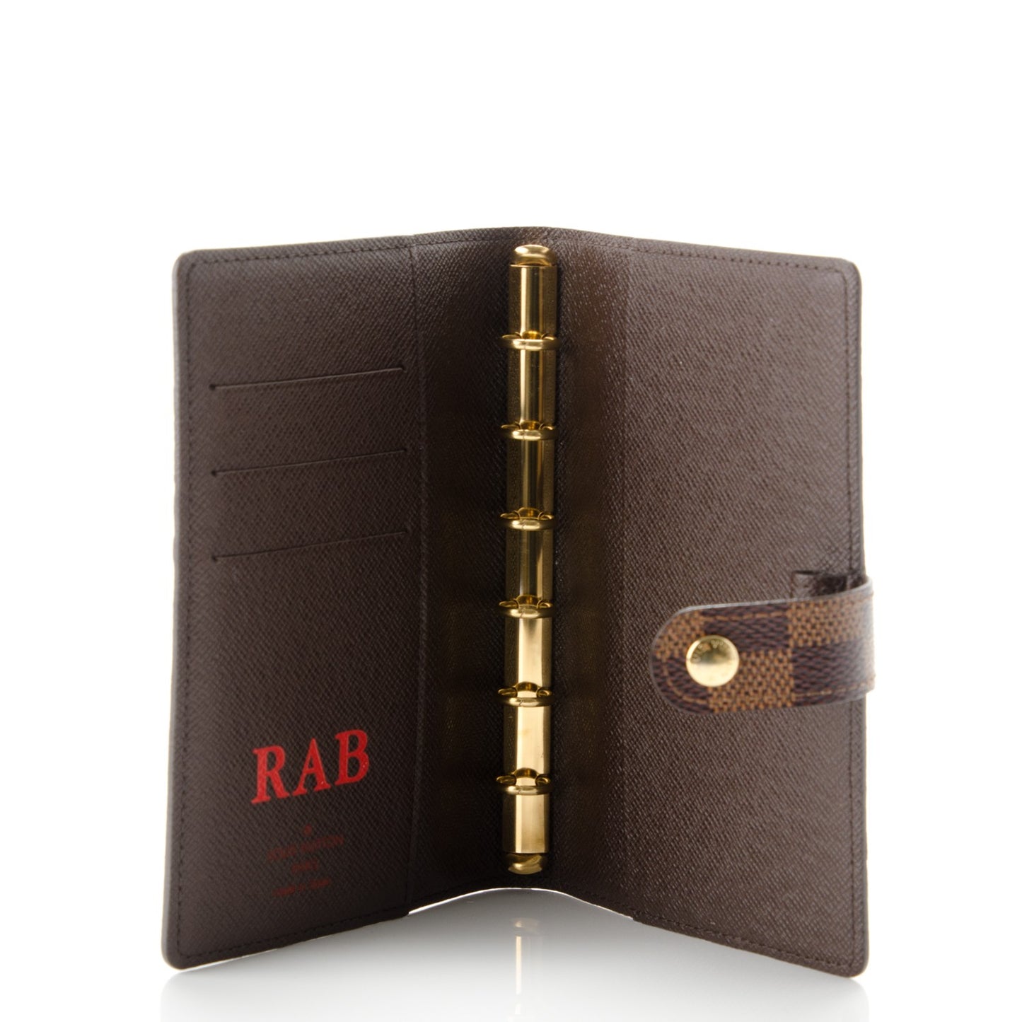 Damier Ebene Small Ring Agenda Cover