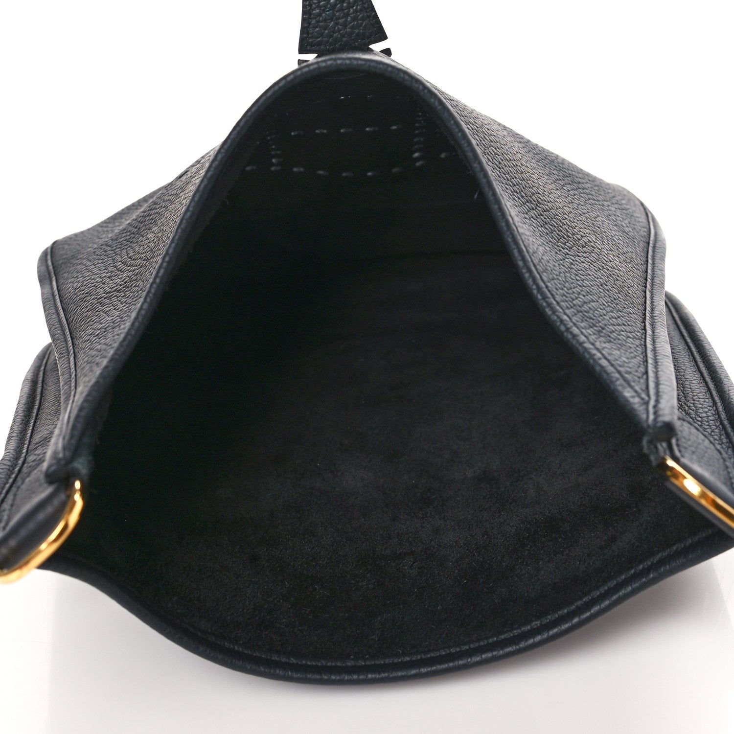 Hermes Taurillon Clemence Cavale Sangle Evelyne III PM Black 5 of 8