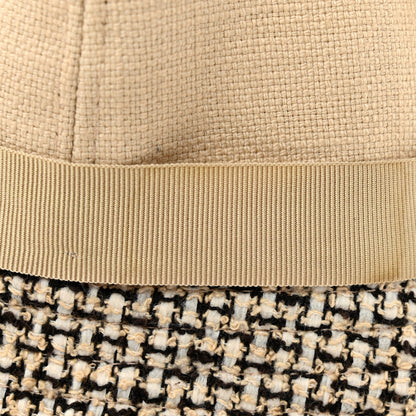 Chanel Tweed Bucket Hat 57 Beige 9 of 10