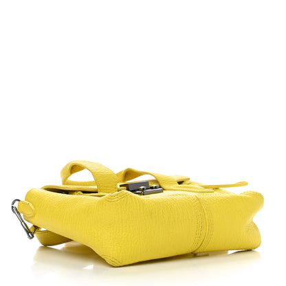 3.1 Phillip Lim Textured Calfskin Mini Pashli Satchel Yellow 4 of 8