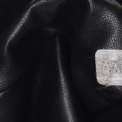 Chanel Lambskin CC Drawstring Bag Black 7 of 8