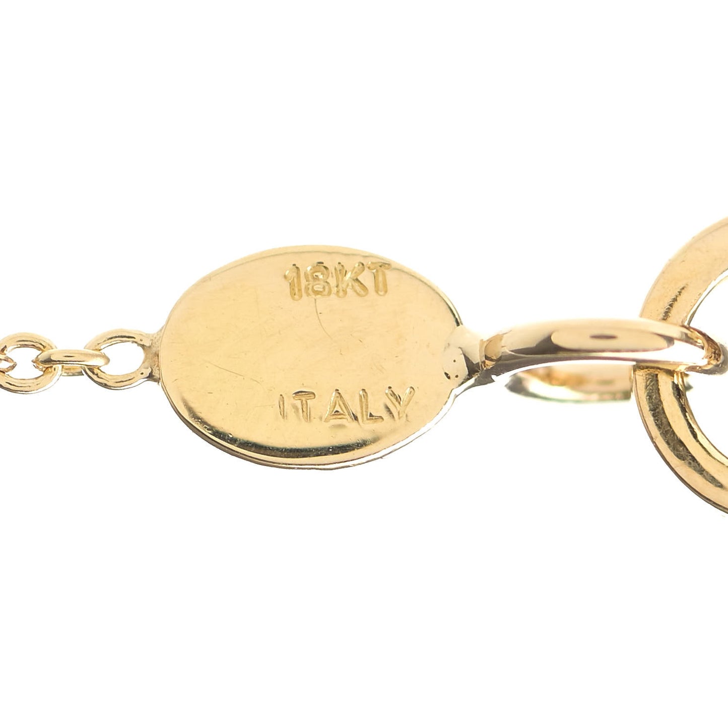 18K Yellow Gold Diamond .25ct Diamonds By The Inch Five Station Necklace