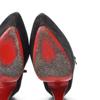 Christian Louboutin Suede Maillot 160 Pumps 38 Black 17 of 19