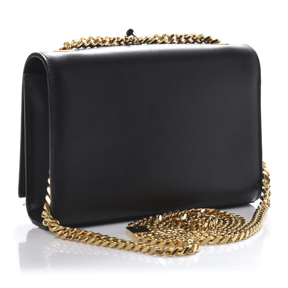 Saint Laurent Smooth Calfskin Small Classic Monogram Kate Tassel Satchel Black 3 of 9