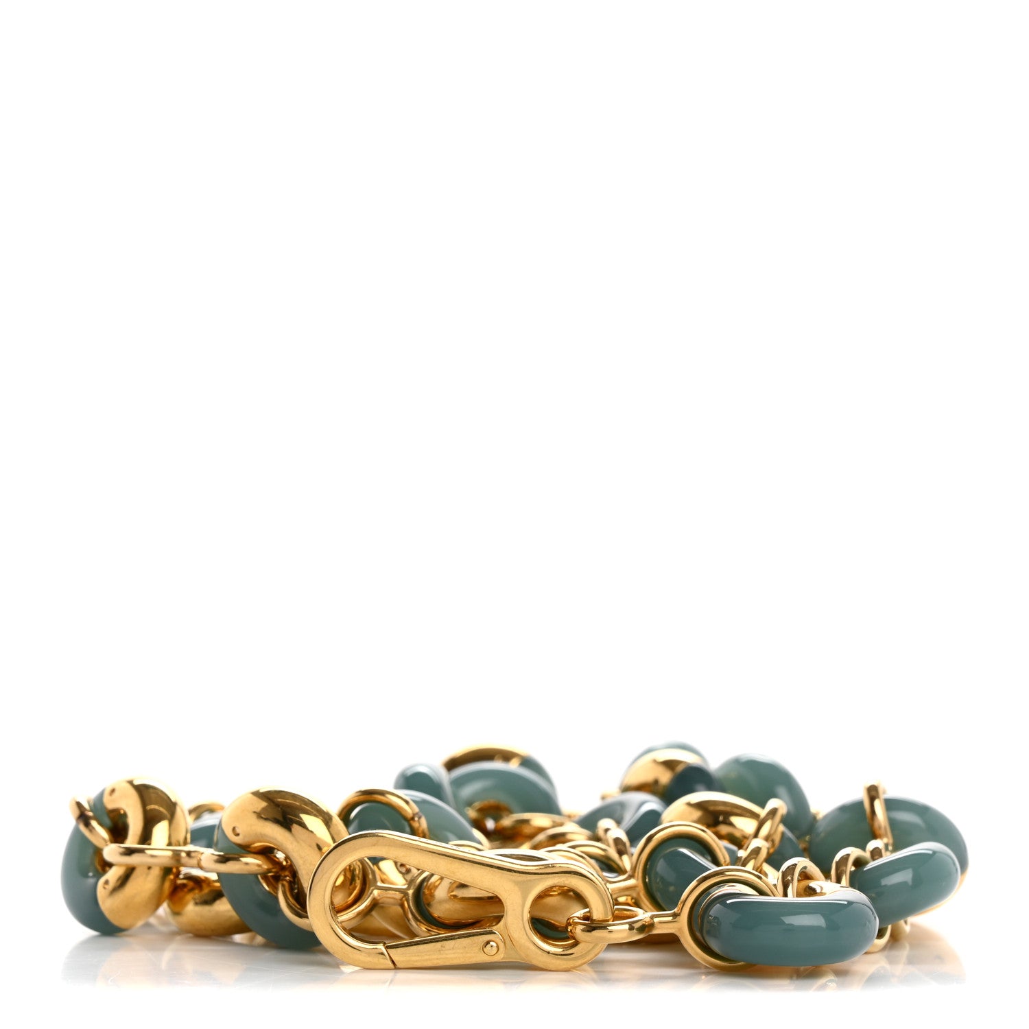 Loewe Brass Donut Chain Shoulder Strap Gold Vetiver 1 of 5
