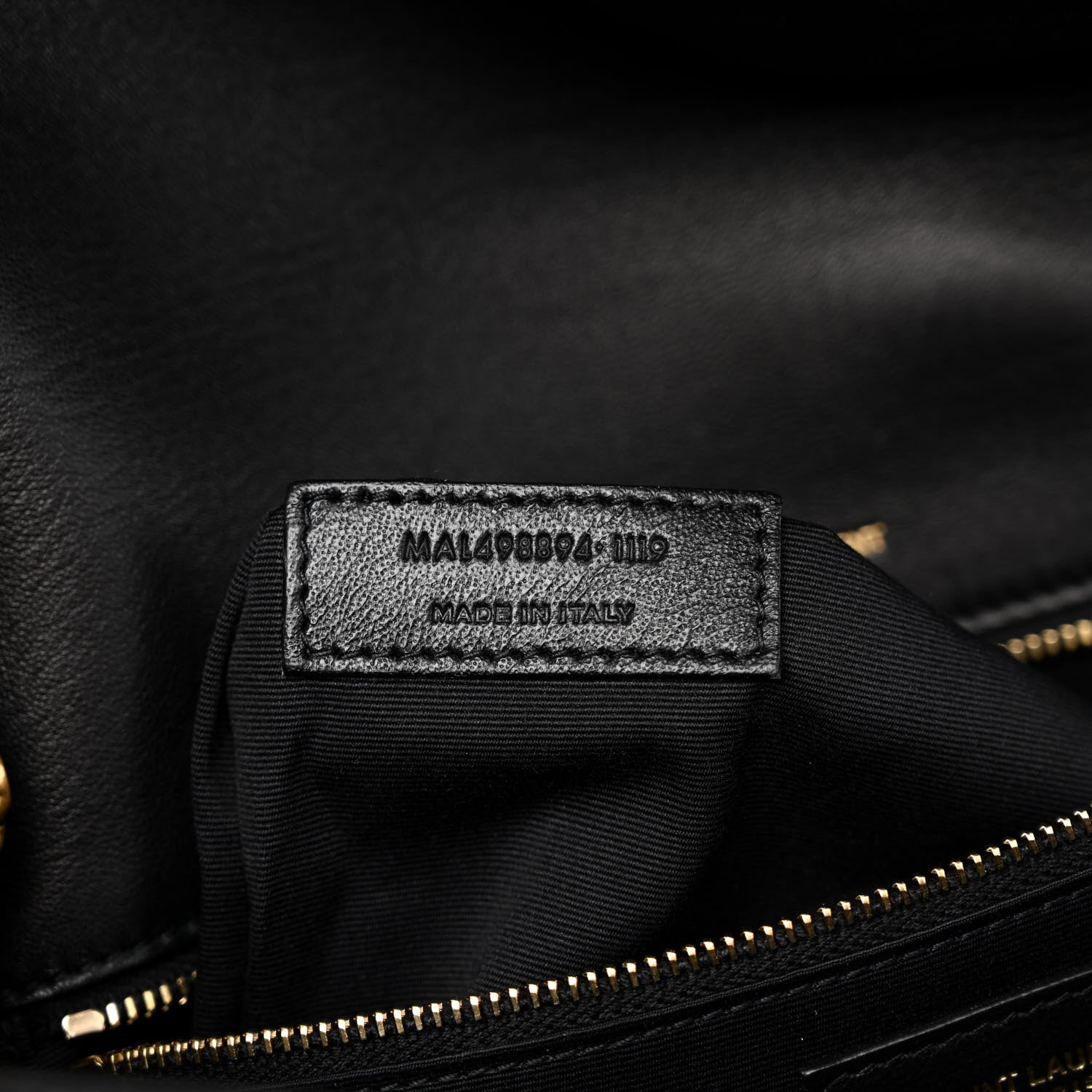 Saint Laurent Lambskin Matelasse Monogram Medium Niki Chain Satchel Black 7 of 16