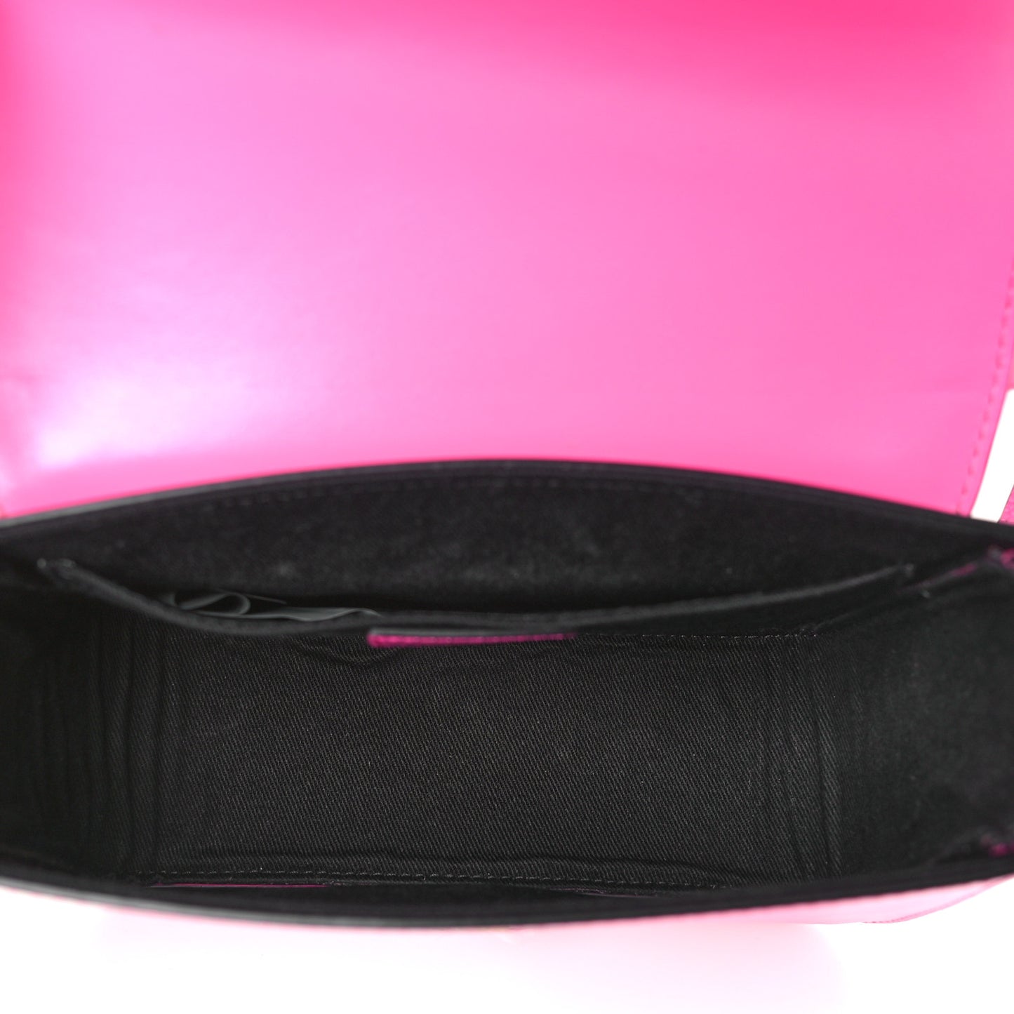 Calfskin Vinyl Small Houndstooth La Medusa Crossbody Bag Pink Multicolor