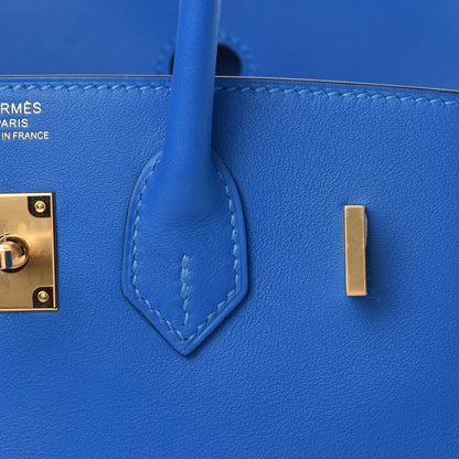 Hermes Swift Birkin 25 Bleu Hydra 27 of 37