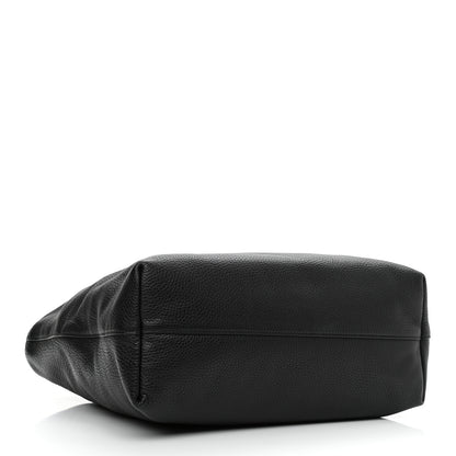 Prada Vitello Daino Tote Black 3 of 7