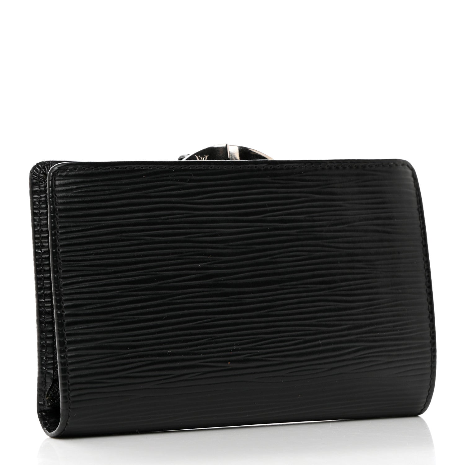 Louis Vuitton Epi French Purse Wallet Black 3 of 7