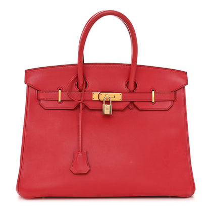Hermes Gulliver Birkin 35 Rouge Vif 1 of 16