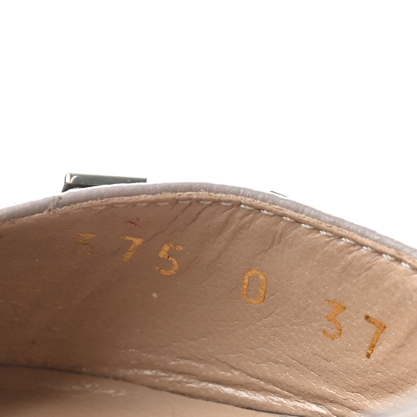Nappa Rockstud Ankle Strap 65mm Pumps 37 Morning Dew Poudre