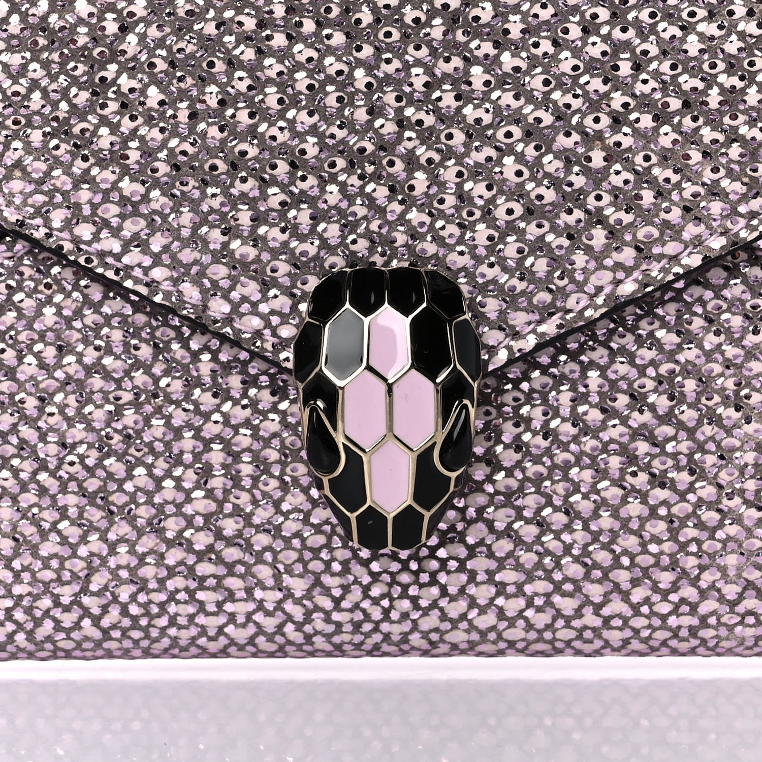 Bulgari Karung Serpenti Forever Wristlet Wallet Pink 11 of 12