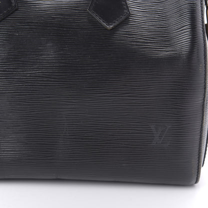 Louis Vuitton Epi Speedy 25 Black 10 of 10