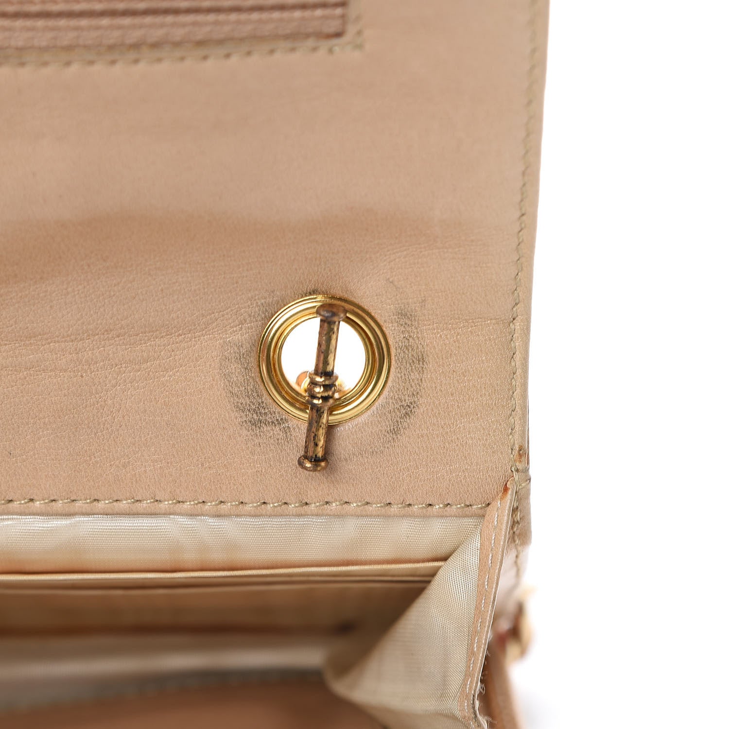 Chanel Caviar Timeless CC Wallet on Chain WOC Beige 21 of 24