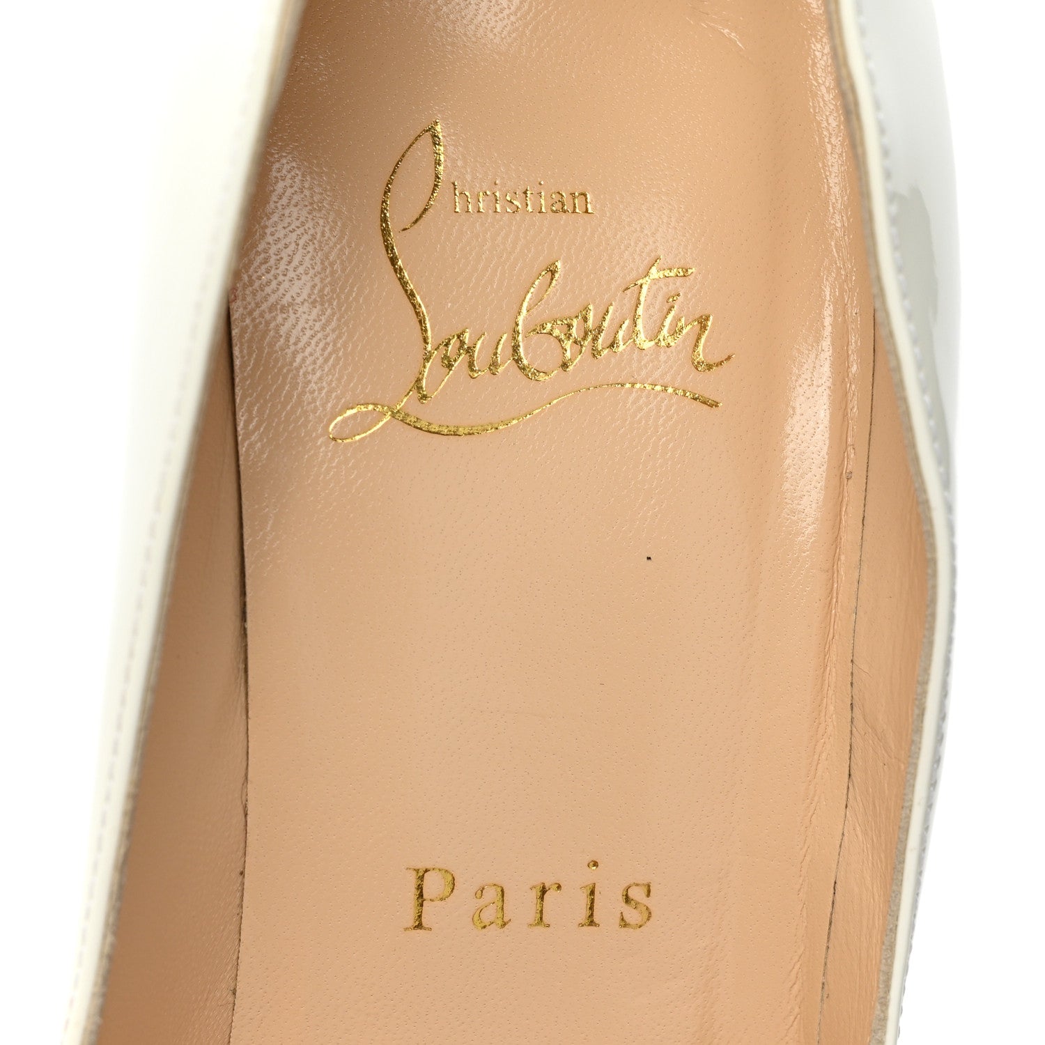 Christian Louboutin Patent Pigalle Follies 100 Pumps 36.5 Snow 7 of 14