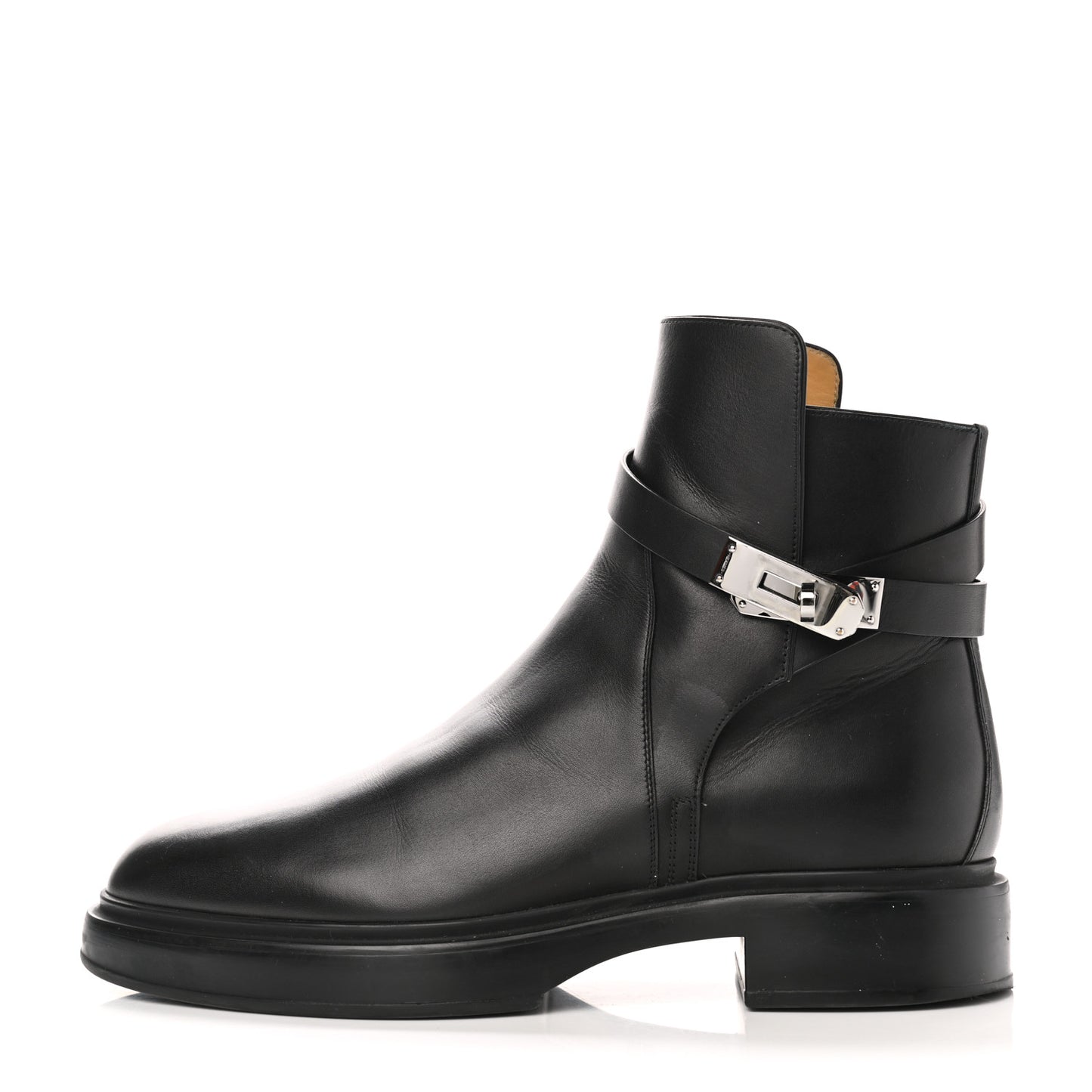 Calfskin Veo Ankle Boots 41.5 Black