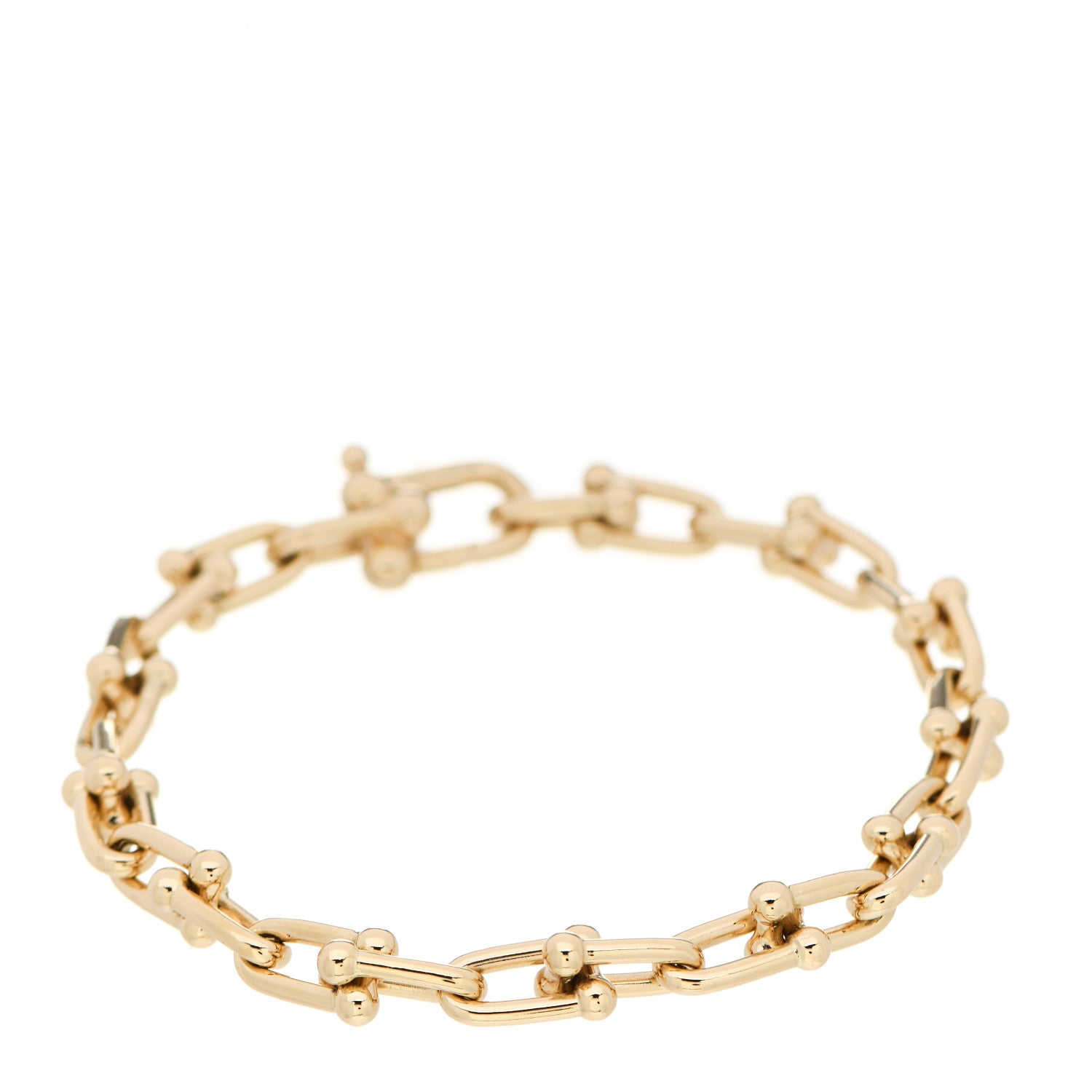 Tiffany 18K Yellow Gold Small HardWear Link Bracelet 1 of 4