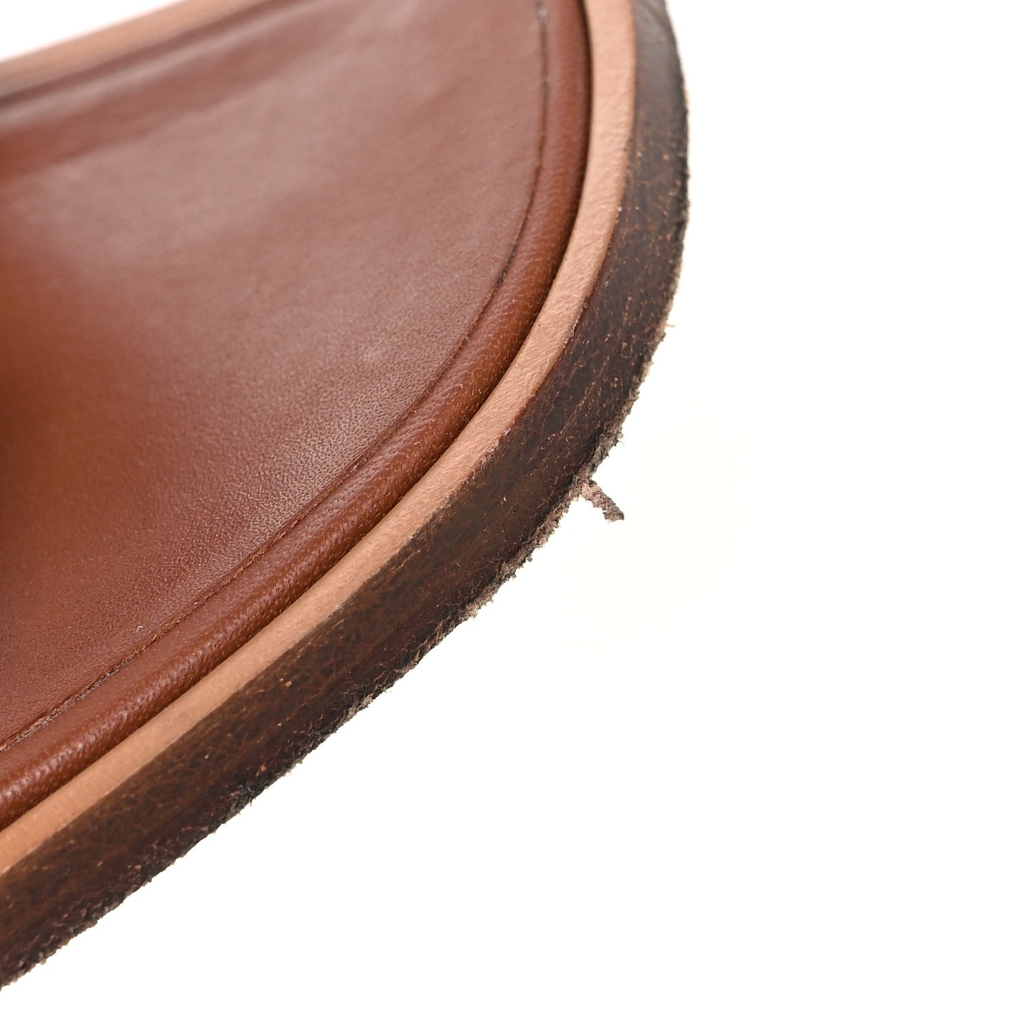 Box Calfskin Oran Sandals 37 Gold