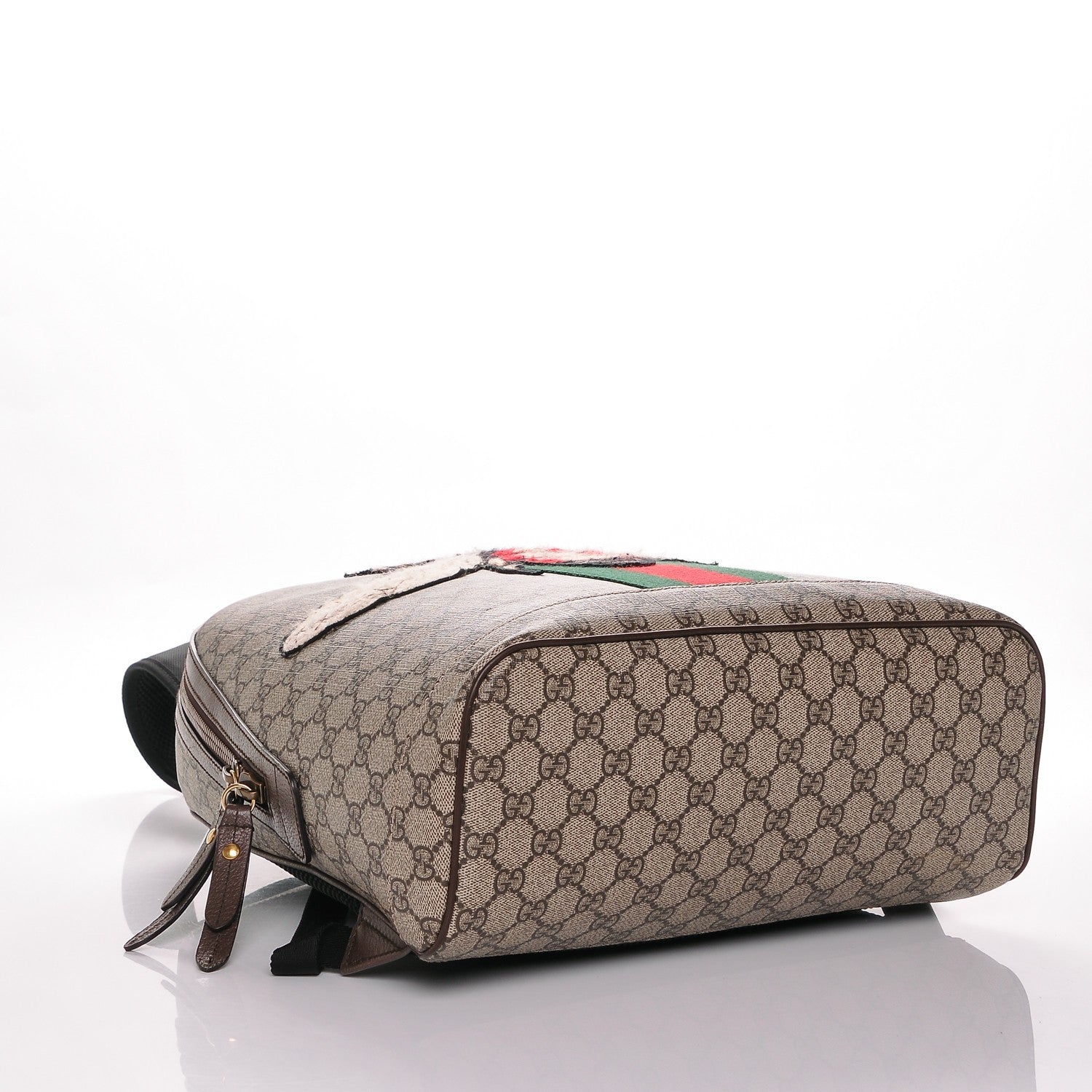Gucci GG Supreme Monogram Web Animalier Bee Dome Backpack 4 of 7