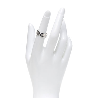 Cartier 18K White Gold 6.5mm C De Cartier Ring 53 6.5 2 of 5