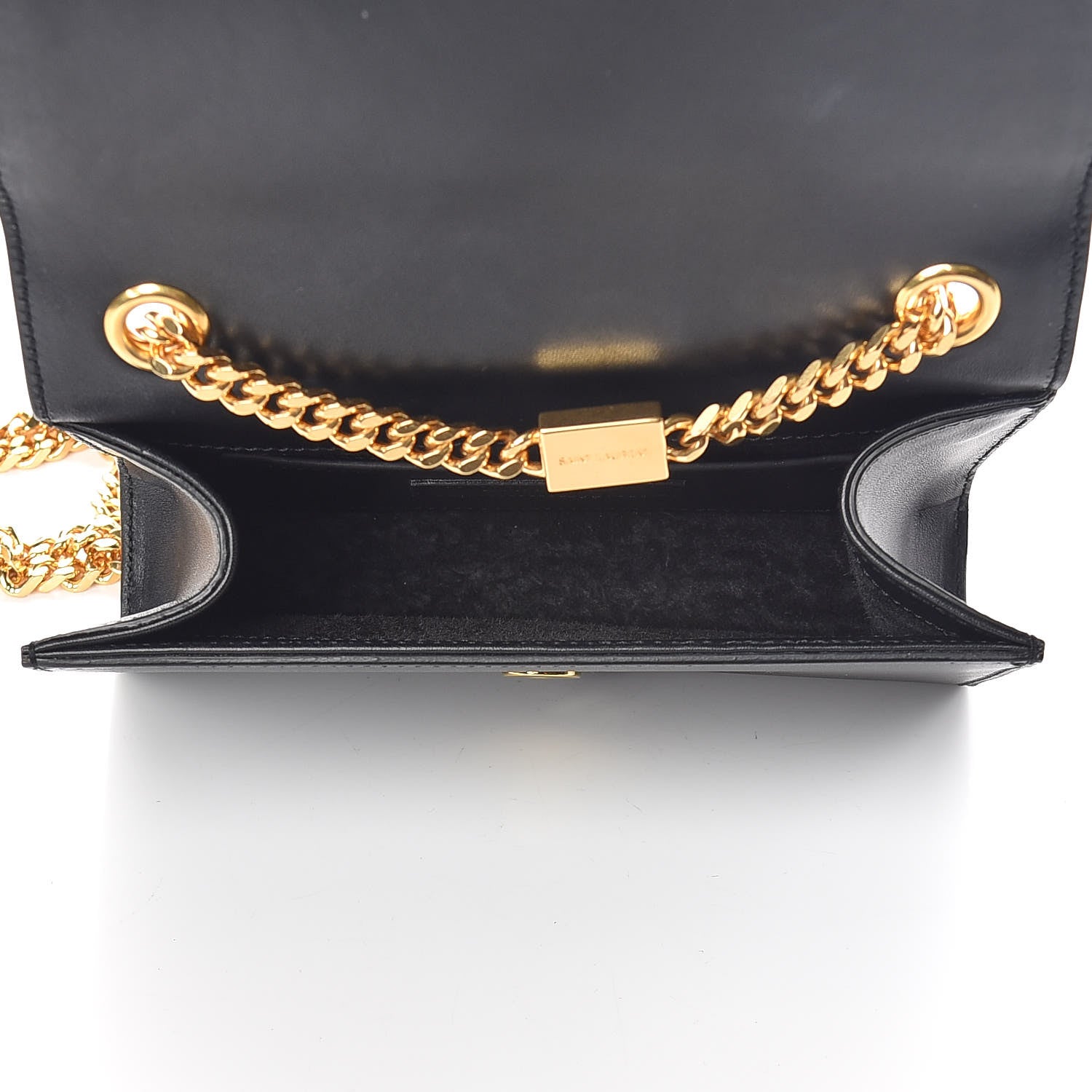 Saint Laurent Calfskin Small Classic Monogram Kate Tassel Satchel Black 5 of 10