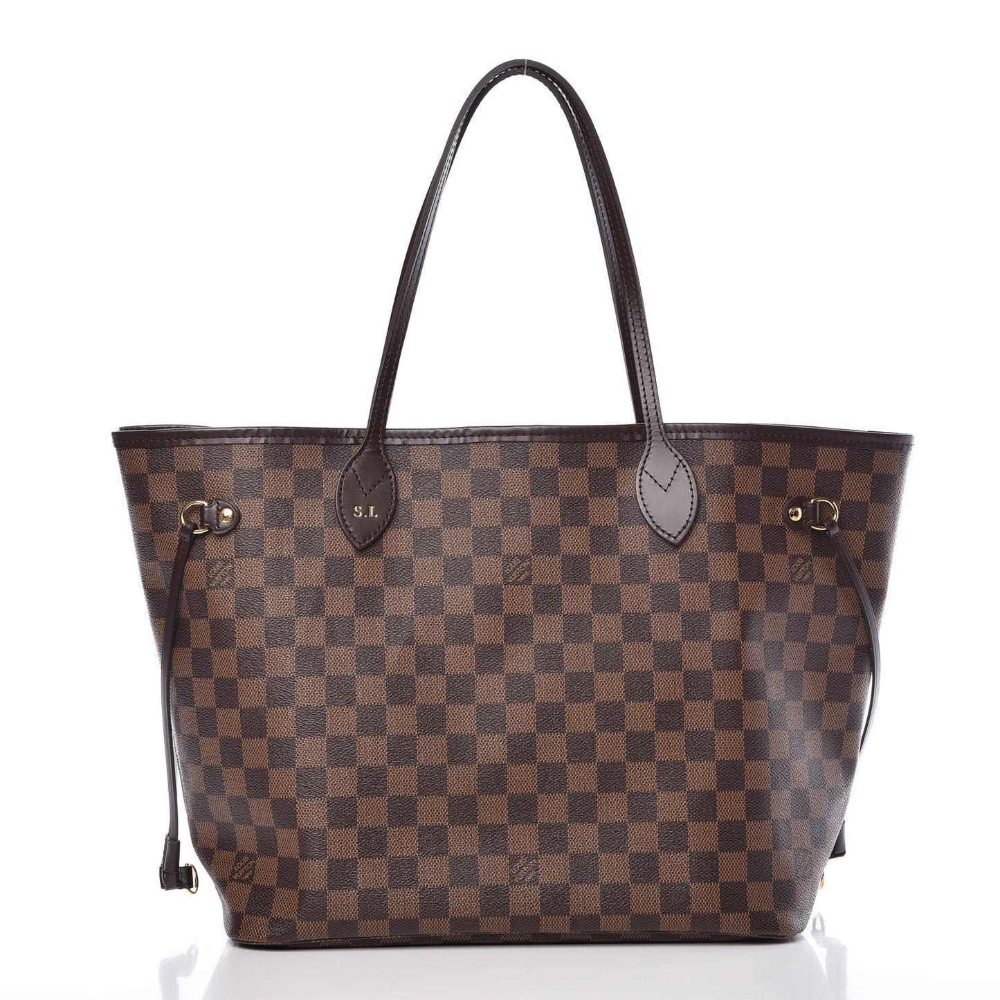 Damier Ebene Neo Neverfull MM Rose Ballerine