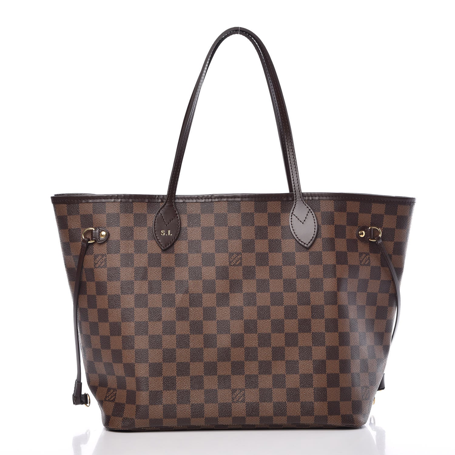 Louis Vuitton Damier Ebene Neo Neverfull MM Rose Ballerine 3 of 18