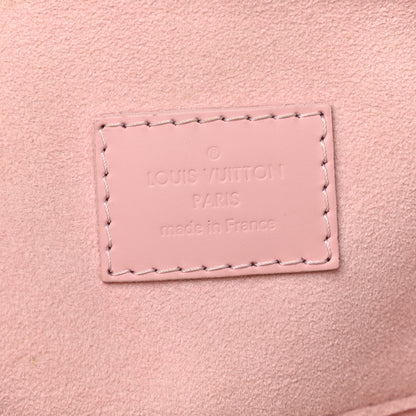 Louis Vuitton Damier Ebene Caissa Hobo Rose Ballerine 6 of 8