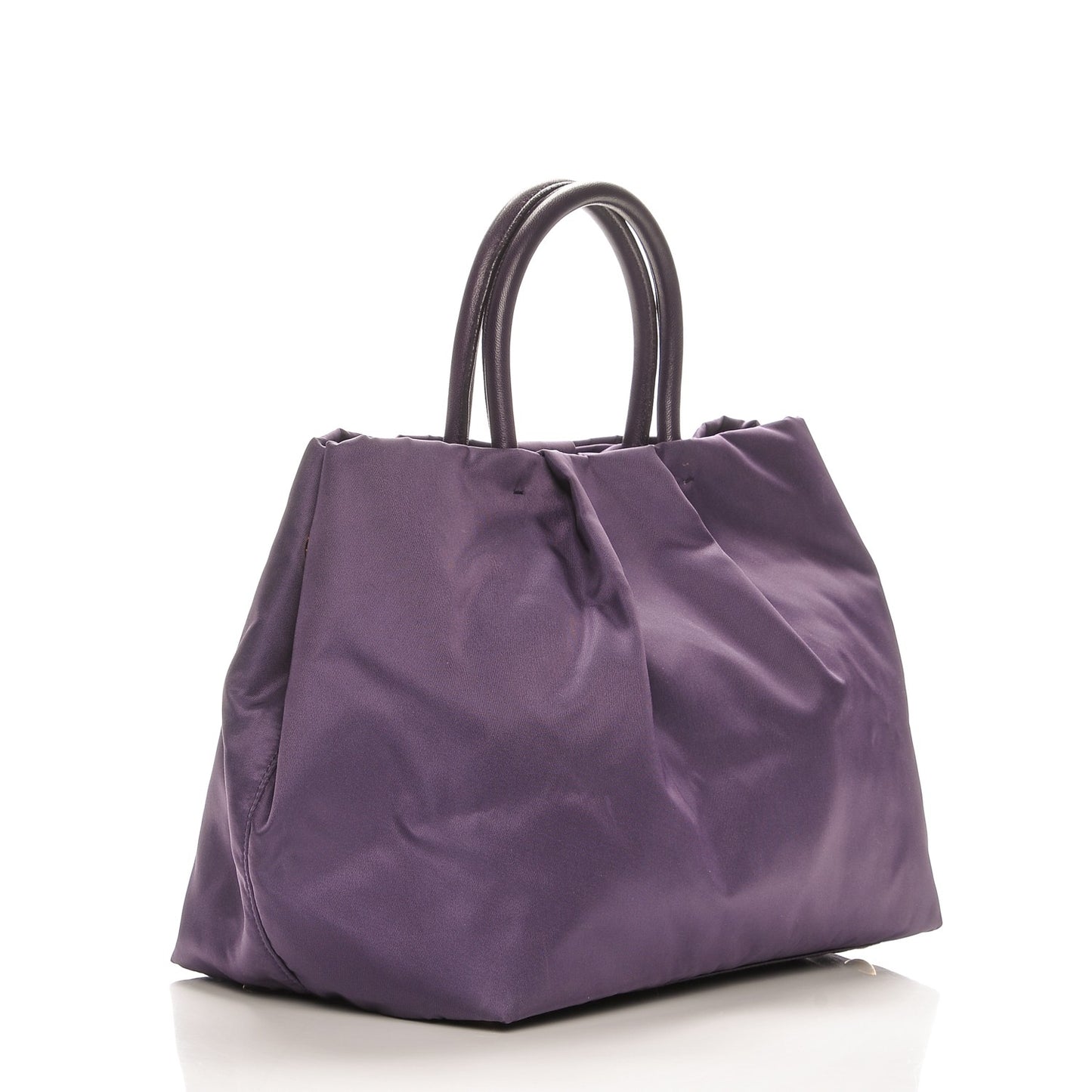 Nylon Fiocco Bow Tote Viola