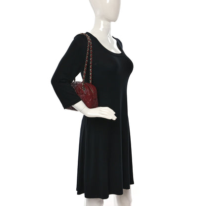 Chanel Caviar Quilted Camera Case Burgundy 2 of 13