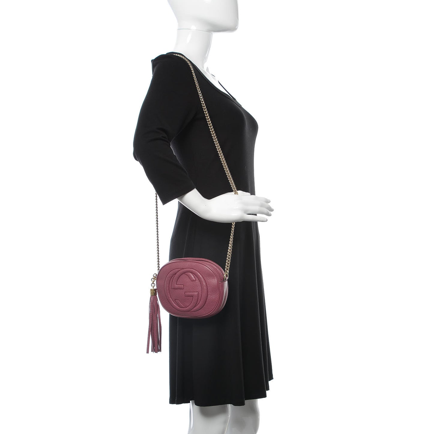 Cellarius Calfskin Mini Soho Chain Bag Peonia Flower