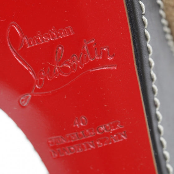 Calfskin Almeria 120 Wedge Sandals 40