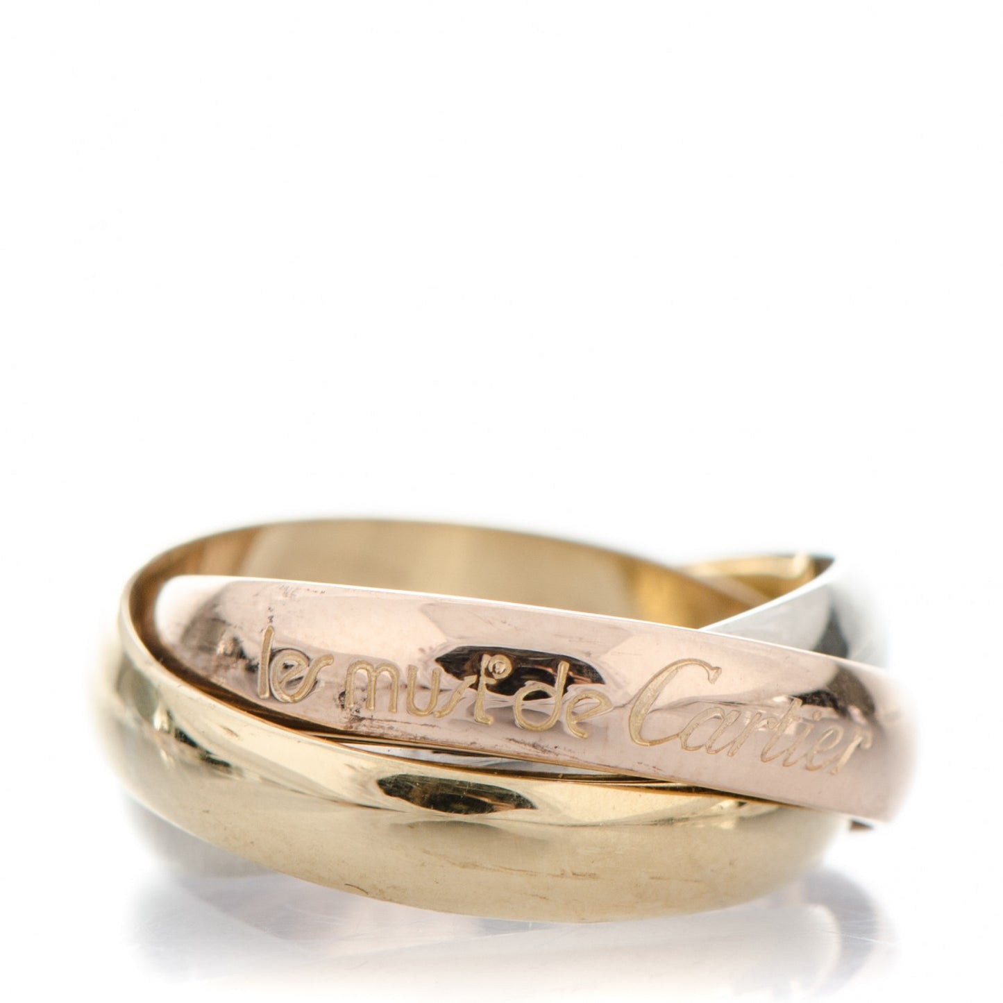 18K Pink Yellow White Gold Les Must De Trinity Ring 47 4