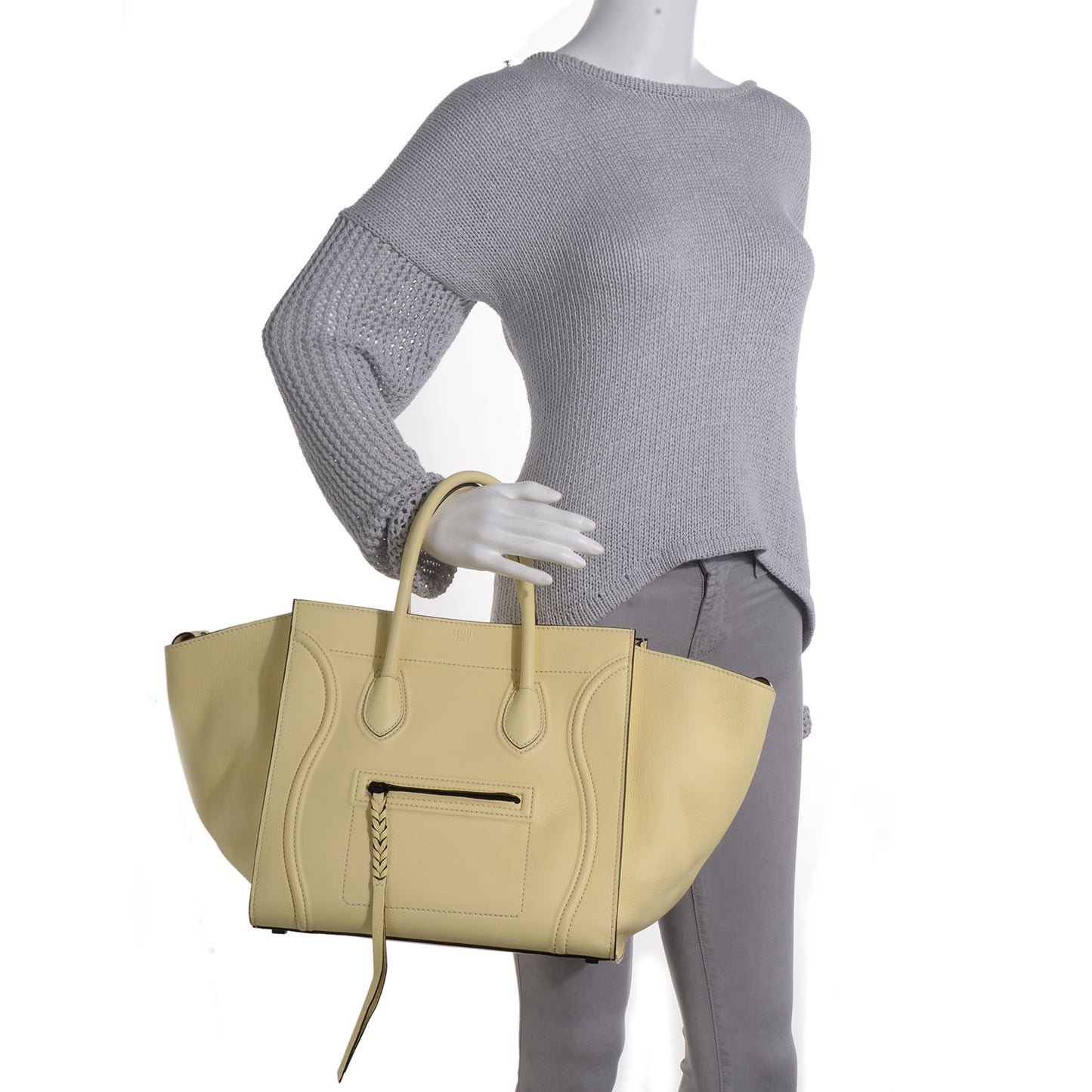 Supple Calfskin Medium Phantom Luggage Butter