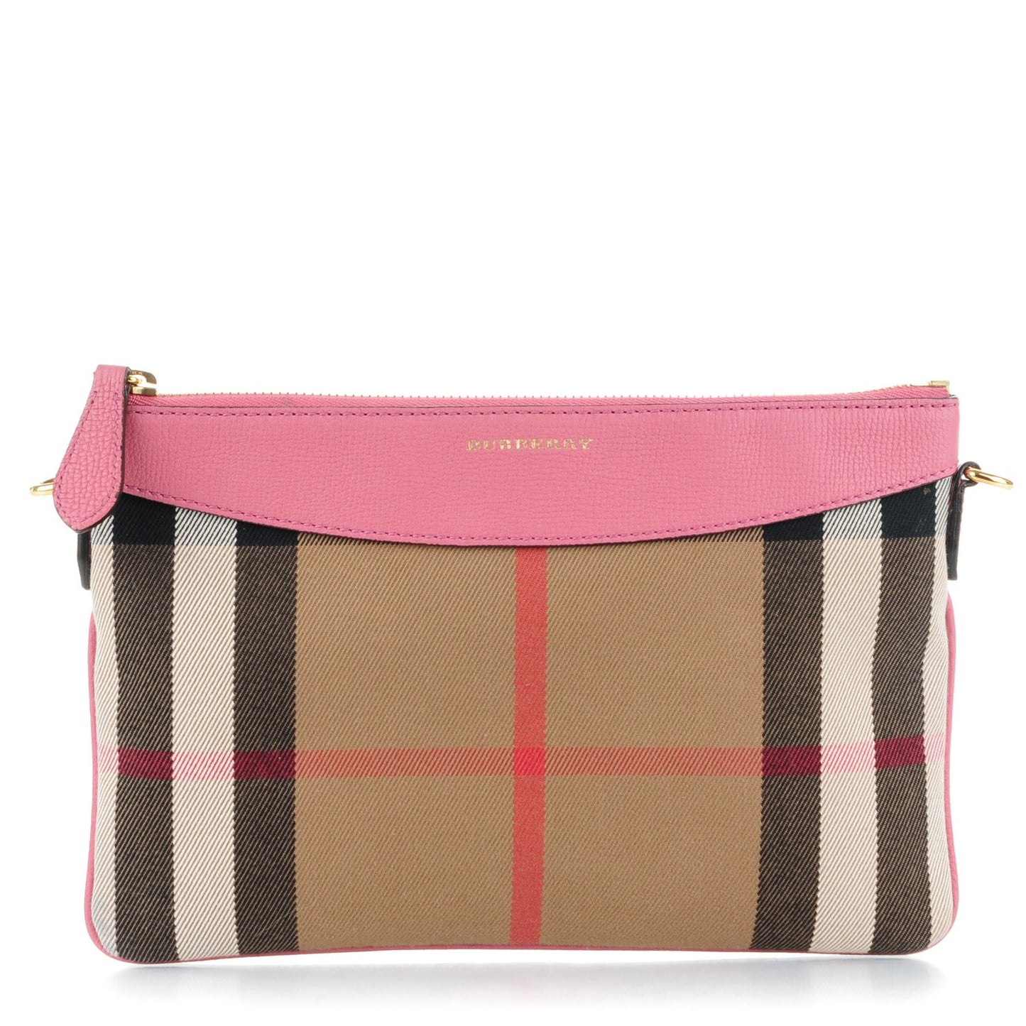 House Check Derby Peyton Crossbody Clutch Bag Pink