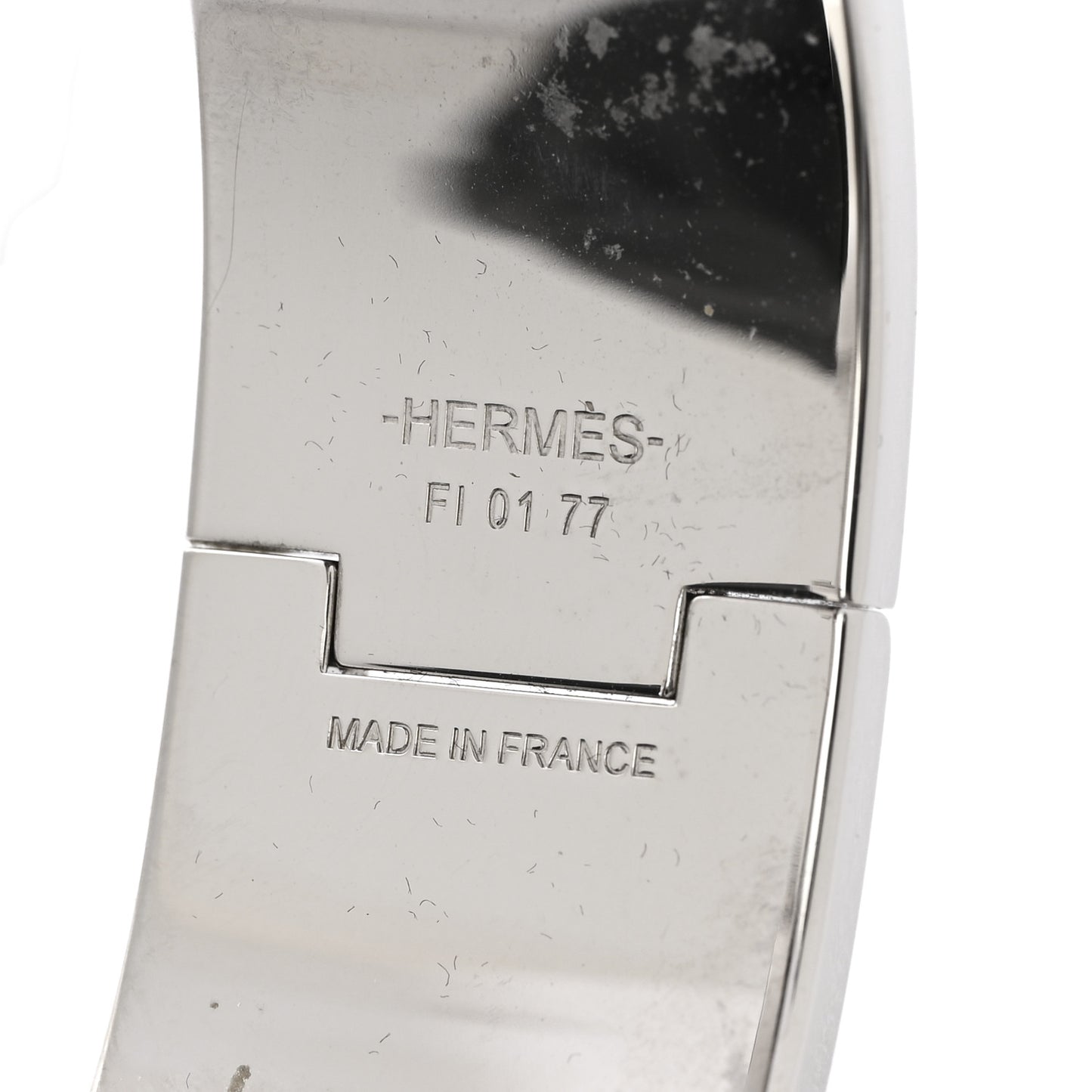 Enamel Wide Clic Clac H Bracelet PM Black