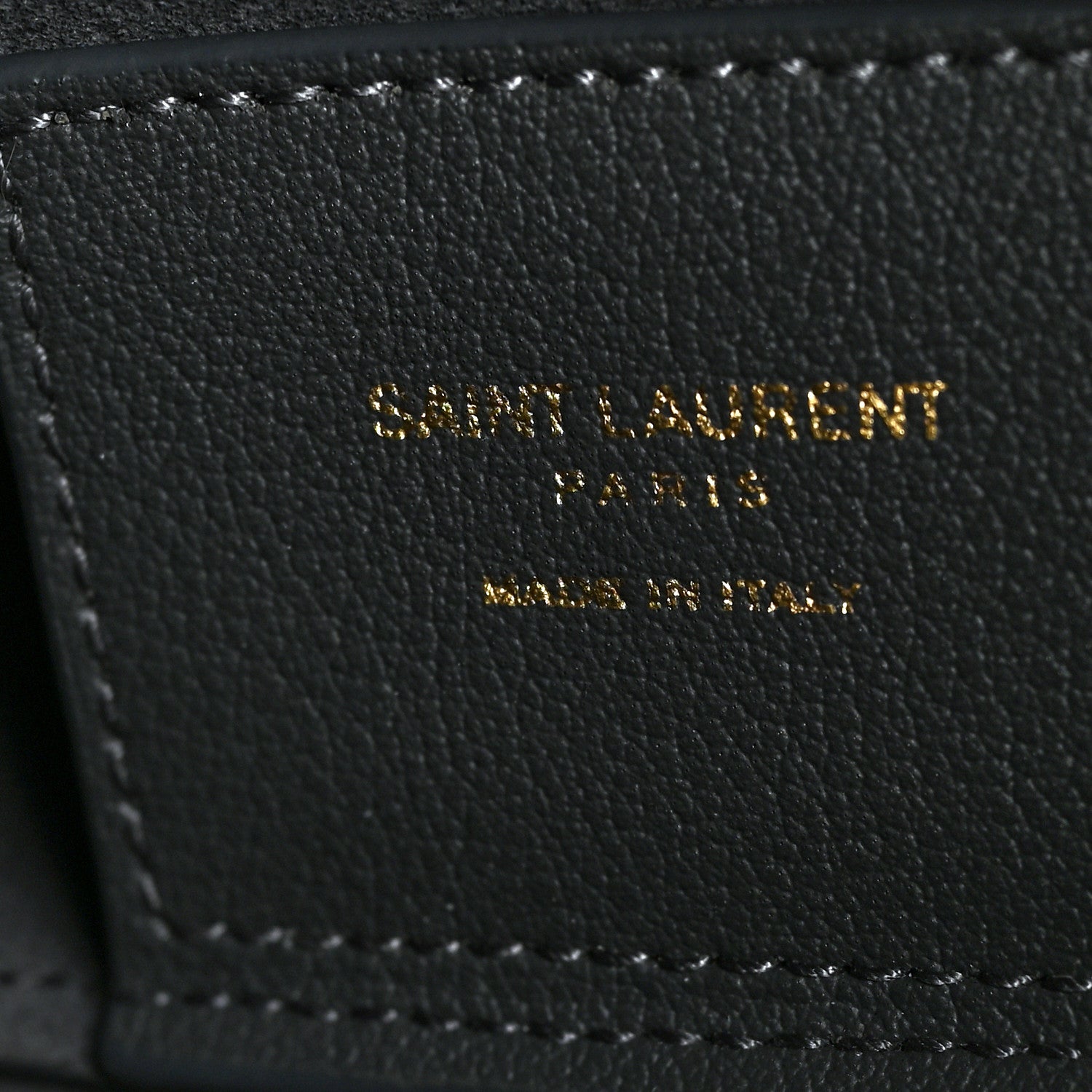 Saint Laurent Calfskin Large Shopping Tote Dark Grey 8 of 12