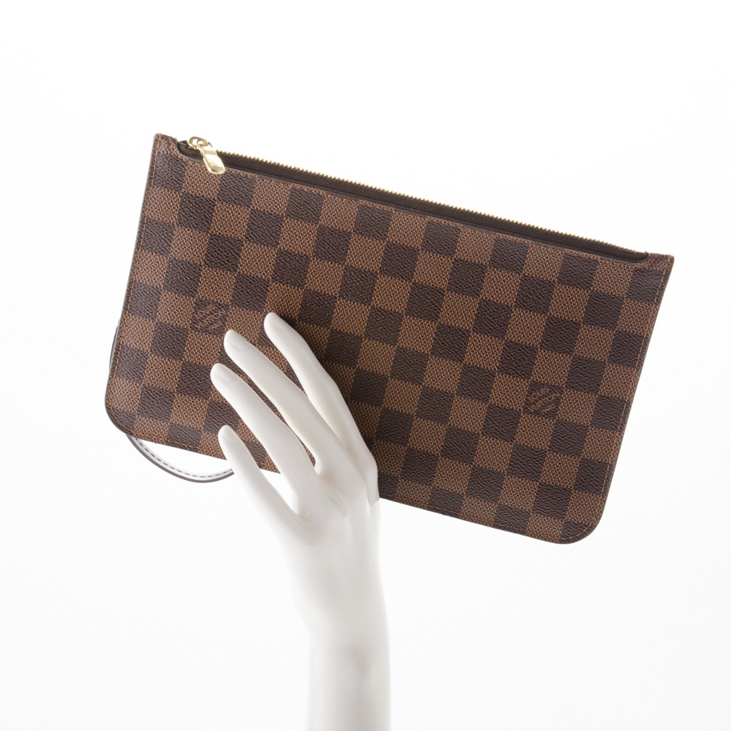 Louis Vuitton Damier Ebene Neverfull MM GM Pochette 2 of 7